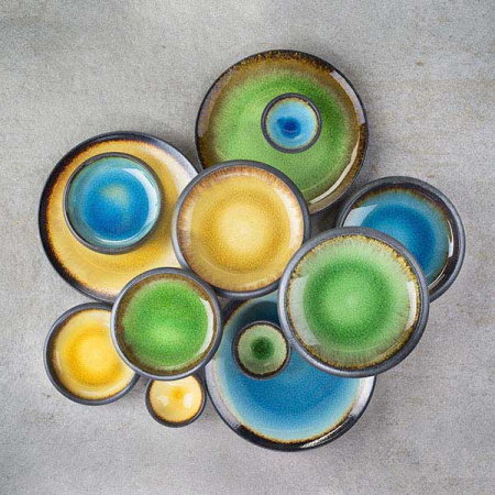 Салатник «Фервидо»;керамика;330мл;D=155,H=40мм;голуб.