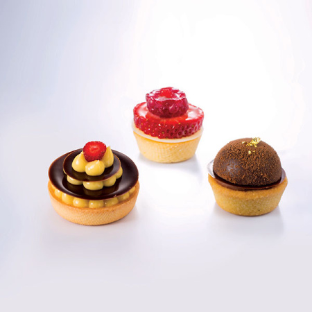 Форма конд. перфорир. «Круг» 24шт на листе30х40см;силикон,стеклопласт.;D=40,H=16мм;черный