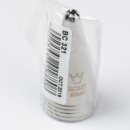 Насадка кондитерская «Закрытая звезда»[5шт];сталь нерж.;D=25/3,H=47мм