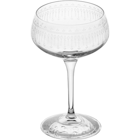 Бокал для коктейлей «Новеченто Арт деко»;стекло;250мл;D=94,H=155мм;прозр.