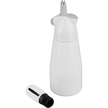 Сифон для сливок;сталь нерж.,пластик;250мл;белый