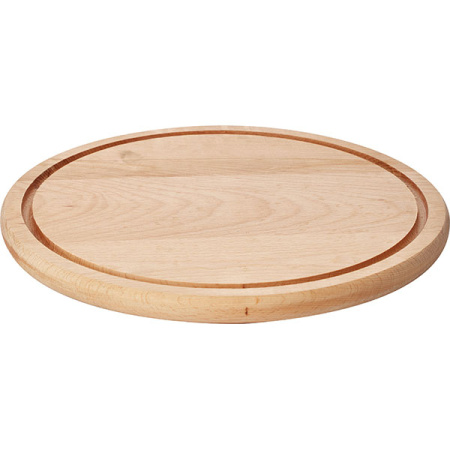 Доска разделочная;бук;D=30,H=2см;древесн.