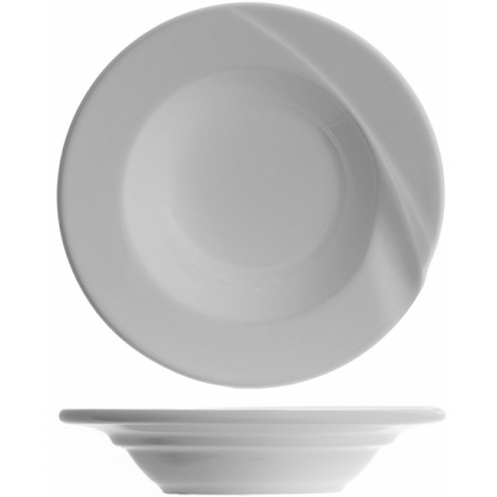 Пепельница «Атлантис»;фарфор;D=13,H=3см;белый