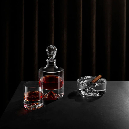 Штоф с крышкой;хр.стекло;1,25л;D=13,2,H=19см