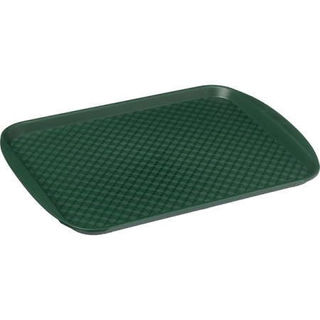 Поднос прямоугольный;полипроп.;,L=42,B=30см;зелен.