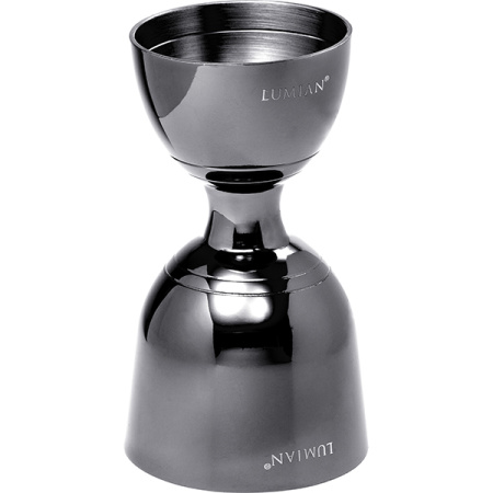 Джиггер «Жиов» 30/60 мл;сталь нерж.;D=52,H=86мм;черный