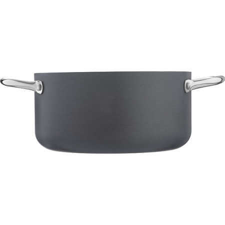 Кастрюля «Уитфорд» без крышки;алюм.литой,сталь нерж.;4л;D=22,H=11см;граф.,черный