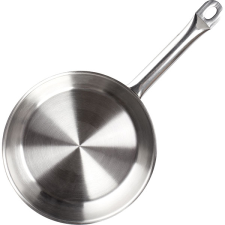 Сковорода «Перфоманс»;сталь нерж.;D=24,H=4см;металлич.