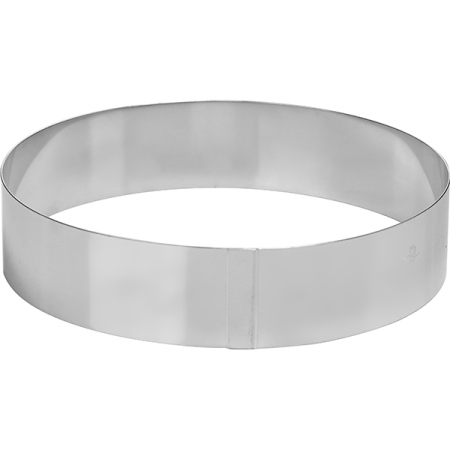 Кольцо кондитерское;сталь нерж.;D=180,H=45мм;металлич.