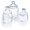 Банка «Клаб» круглая с крышкой;стекло;2л;D=11,5,H=24см;прозр.