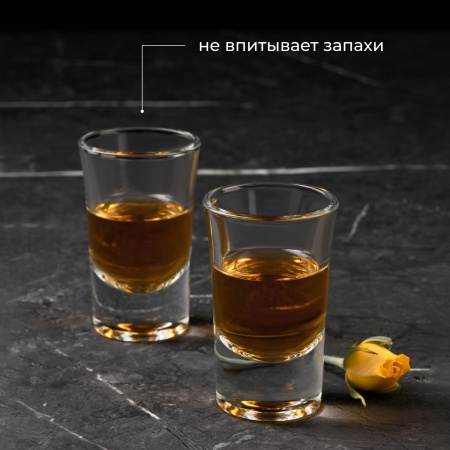 Стопка «Бостон шот»;стекло;40мл;D=41,H=70мм;прозр.