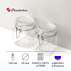Банка «Кремлин» квадратная с крышкой;стекло;0,74л;,H=108,L=96,B=96мм;прозр.