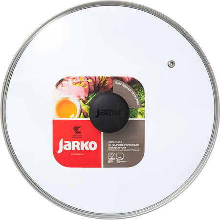 Крышка;стекло,пластик;D=28см;прозр.,черный