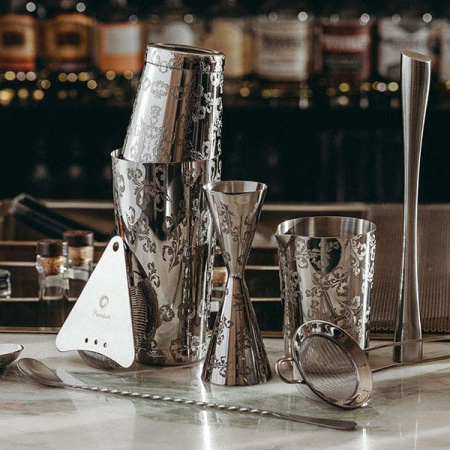 Стрейнер «Пробар Премиум Пьюр»;сталь нерж.;D=10,7,L=11,5см;серебрист.