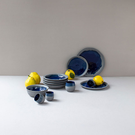 Салатник «Нау»;керамика;0,55л;D=173,H=60мм;синий