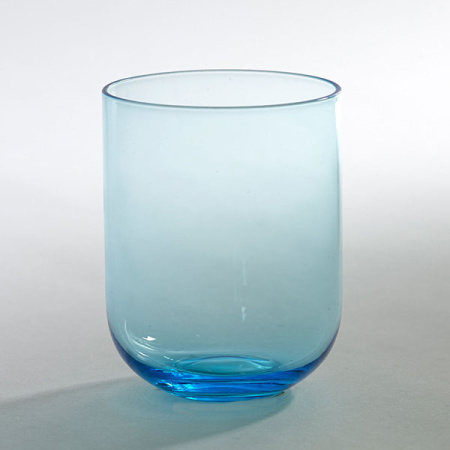Стакан для коктейлей «Модерн»;стекло;395мл;D=77,H=91мм;голуб.