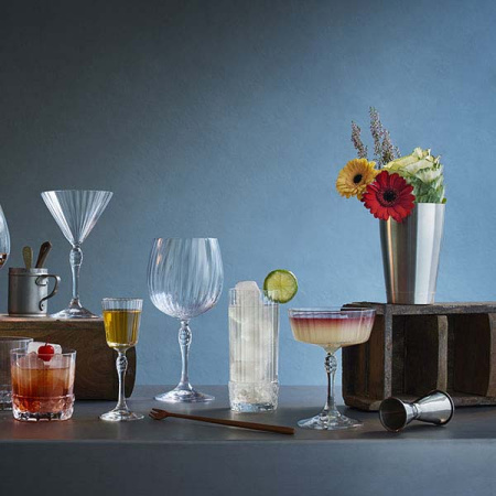 Хайбол (стакан) «Америка 20х»;стекло;400мл;D=68,H=158мм;прозр.