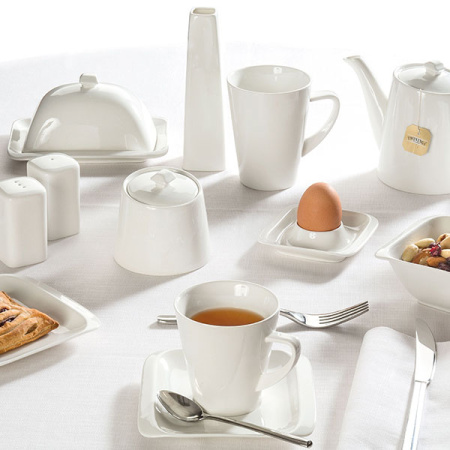 Чашка чайная «Инфинити»;фарфор;230мл;D=84,H=87мм;белый