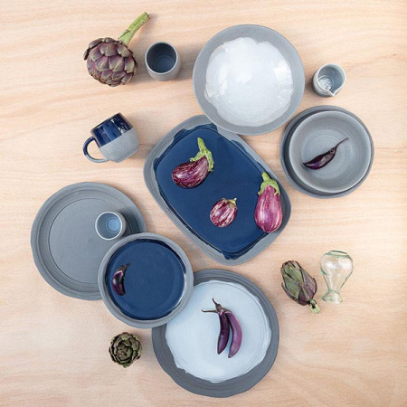 Салатник «Нау»;керамика;0,55л;D=173,H=60мм;серый