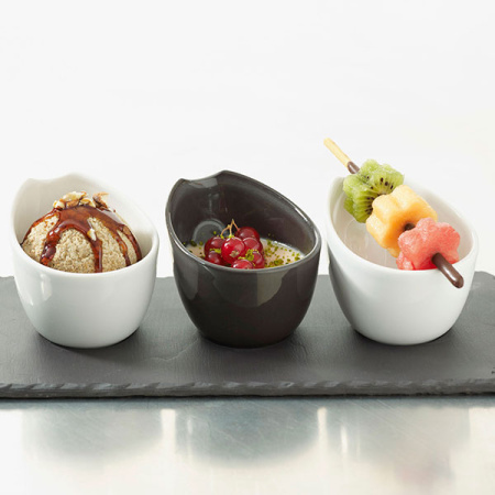 Салатник для комплимента «Импульс»;фарфор;80мл;,H=6,L=8,B=6см;белый