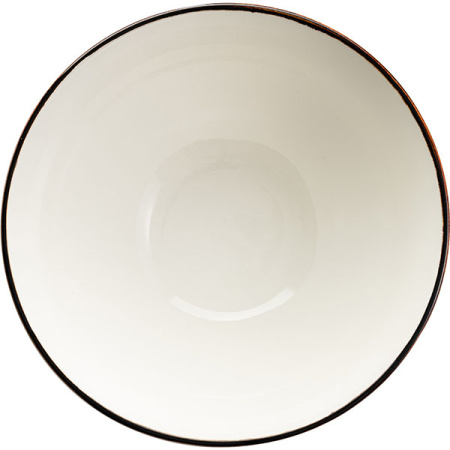 Салатник «Джаспер»;фарфор;2,6л;D=23,5,H=11,6см;белый,красный