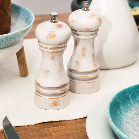 Салатник «Нептун»;фарфор;1л;D=20см;бирюз.,белый