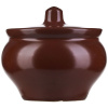 Горшок для запекания «Шоколад»;фарфор;0,5л;D=11,5,H=11,5см;тем.корич.