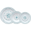 Набор посуды «Элоиз» тарелки d=27х22сх19 см[18шт];фарфор;белый,голуб.