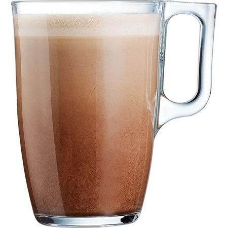 Кружка «Волюто»;стекло;400мл;D=11,1,H=12,3см;прозр.