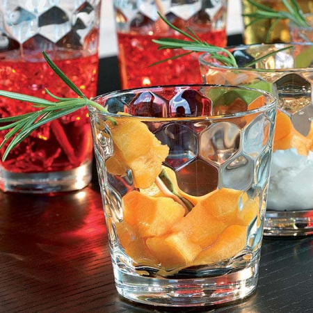 Олд фэшн (стакан) «Хани»;стекло;230мл;D=84,H=80мм;прозр.