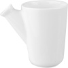 Молочник «Максим»;фарфор;150мл;D=68,H=90,L=100,B=100мм;белый