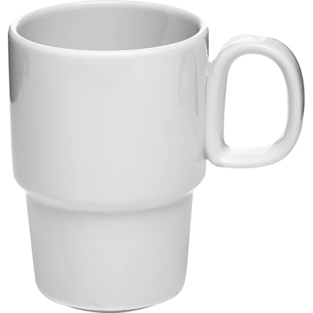 Кружка «Лив»;фарфор;227мл;D=72,L=105мм;белый