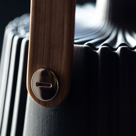 Чайник заварочный «Пекое» с ситом;керамика,металл;0,55л;D=12,5,H=12см;черный