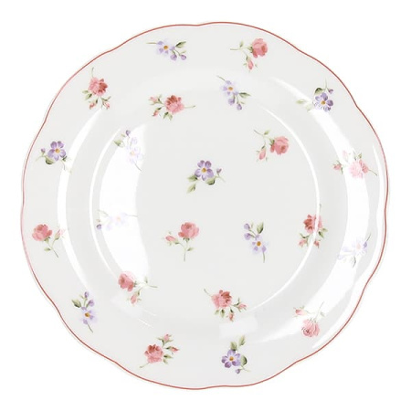 Набор посуды «Поэма Камарг» тарелки[18шт];фарфор;белый,розов.