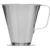 Стакан мерный с ручкой;сталь нерж.;0,5л;D=14,H=11,5см;серебрист.