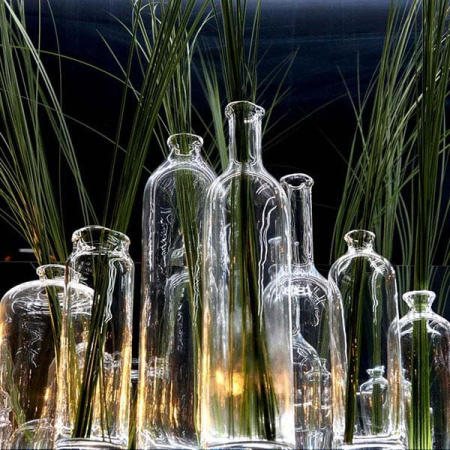 Бутылка «Ромео»;стекло;D=12,H=50см;прозр.