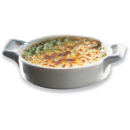 Форма для запекания «Бель Кузин» порционная;фарфор;30мл;,H=20,L=75мм;белый