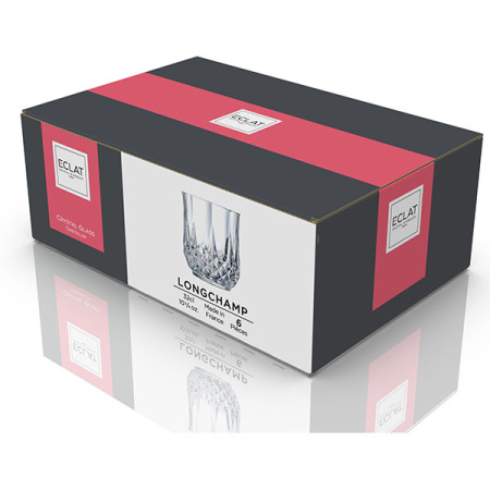 Олд фэшн (стакан) «Лонгшамп»;хр.стекло;320мл;D=81,H=85мм;прозр.