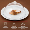 Крышка для тарелки;поликарбонат;D=25,H=13,5см;прозр.