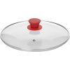 Крышка;стекло,силикон;D=26см;прозр.,в ассорт.