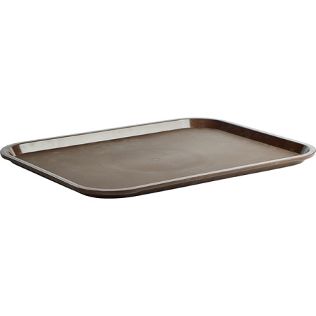 Поднос для Фаст Фуд;пластик;,H=20,L=455,B=355мм;коричнев.