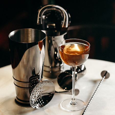 Шейкер американский «Пробар Премиум Орб»;сталь нерж.;0,84л;D=90,H=178мм;серебрист.