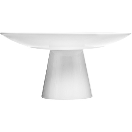 Ваза для фруктов «Райзерс»;фарфор;D=24,H=13см;белый