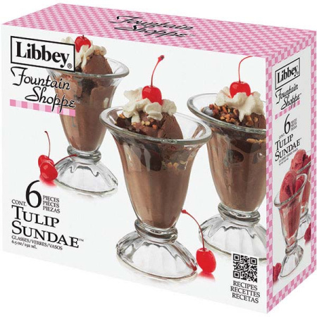 Креманка «Фонтанвеар»;стекло;185мл;D=100/70,H=127мм;прозр.