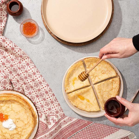 Ложка для меда;дер. олива;,L=15см