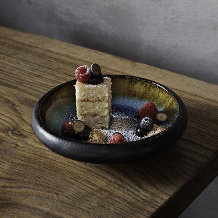 Салатник «Фервидо»;керамика;330мл;D=155,H=40мм;голуб.