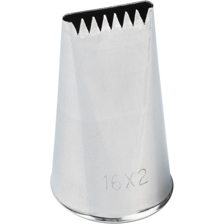 Насадка кондитерская[5шт];сталь нерж.;,L=16мм