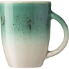Кружка «Эрбосо Реативо»;фарфор;300мл;D=80,H=105мм;изумруд.,бежев.