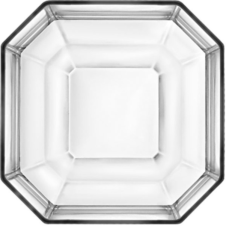 Салатник «Канова» квадратный;стекло;3,34л;,H=13,5,L=22,B=22см;прозр.