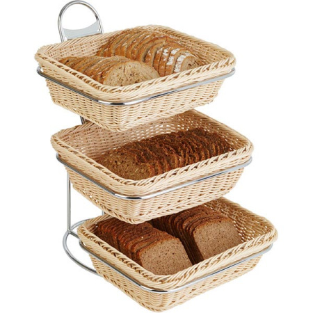 Стойка фуршетная 3 уровня для 3 гастроемкостей GN 1/2;металл;,H=48,L=41,5,B=31,5см